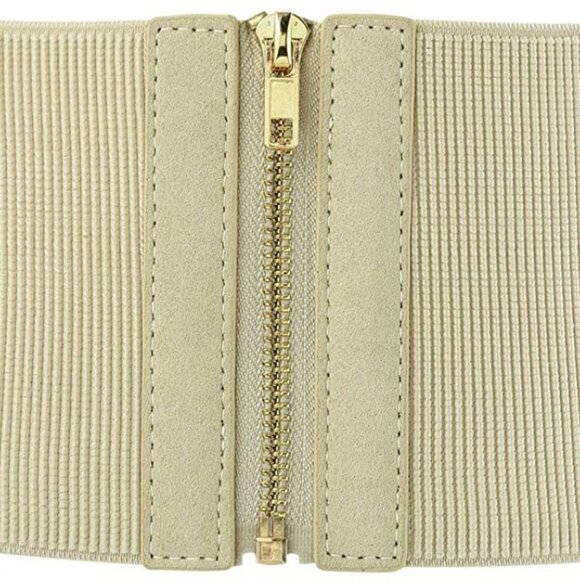 Waistband Retro Dress Vintage Belt with Zipper main image 5